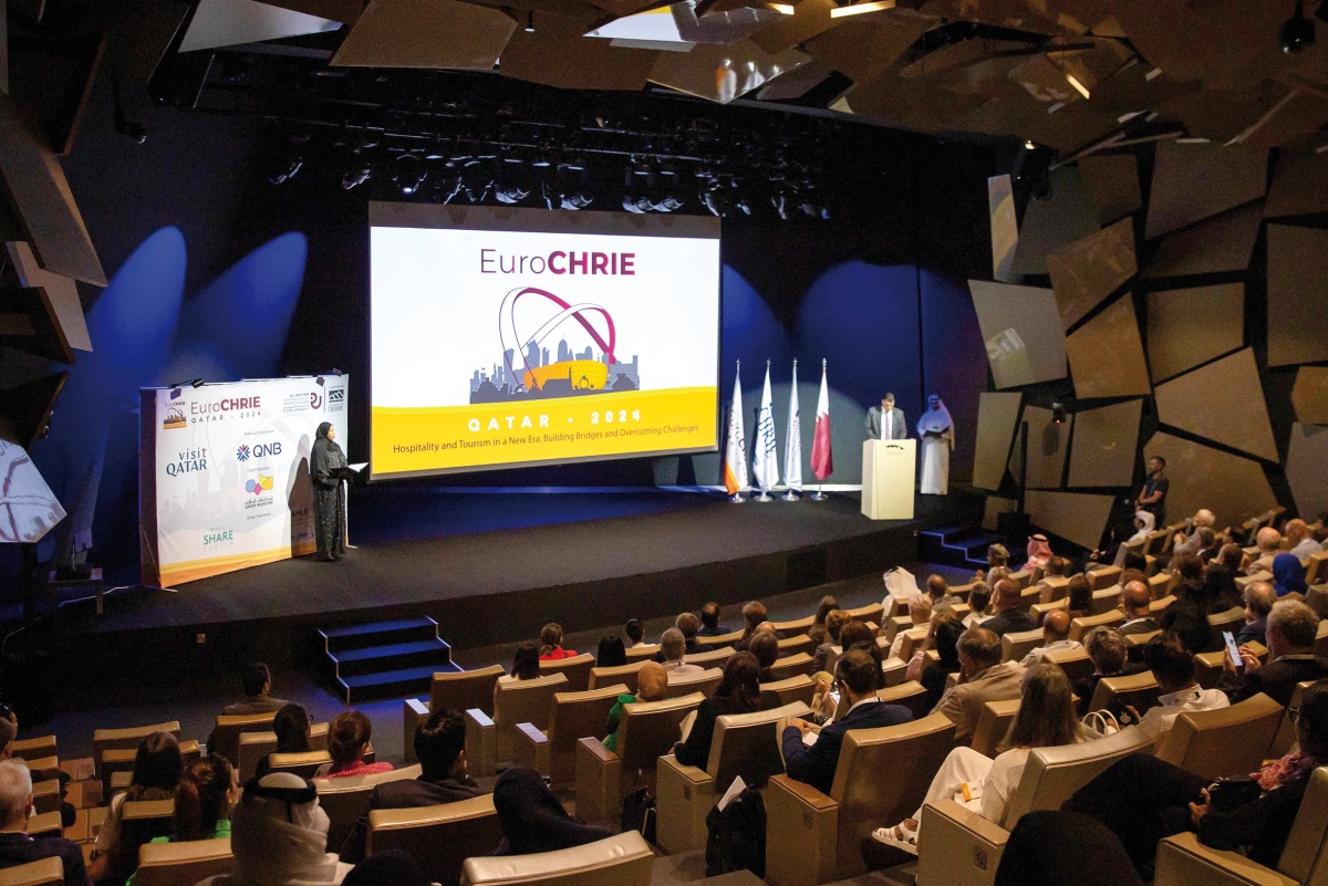 People listening to a session at the EuroCHRIE Conference held recently.