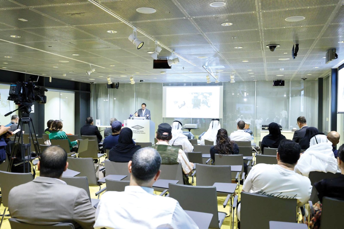 Participants listening to a speech at the event.