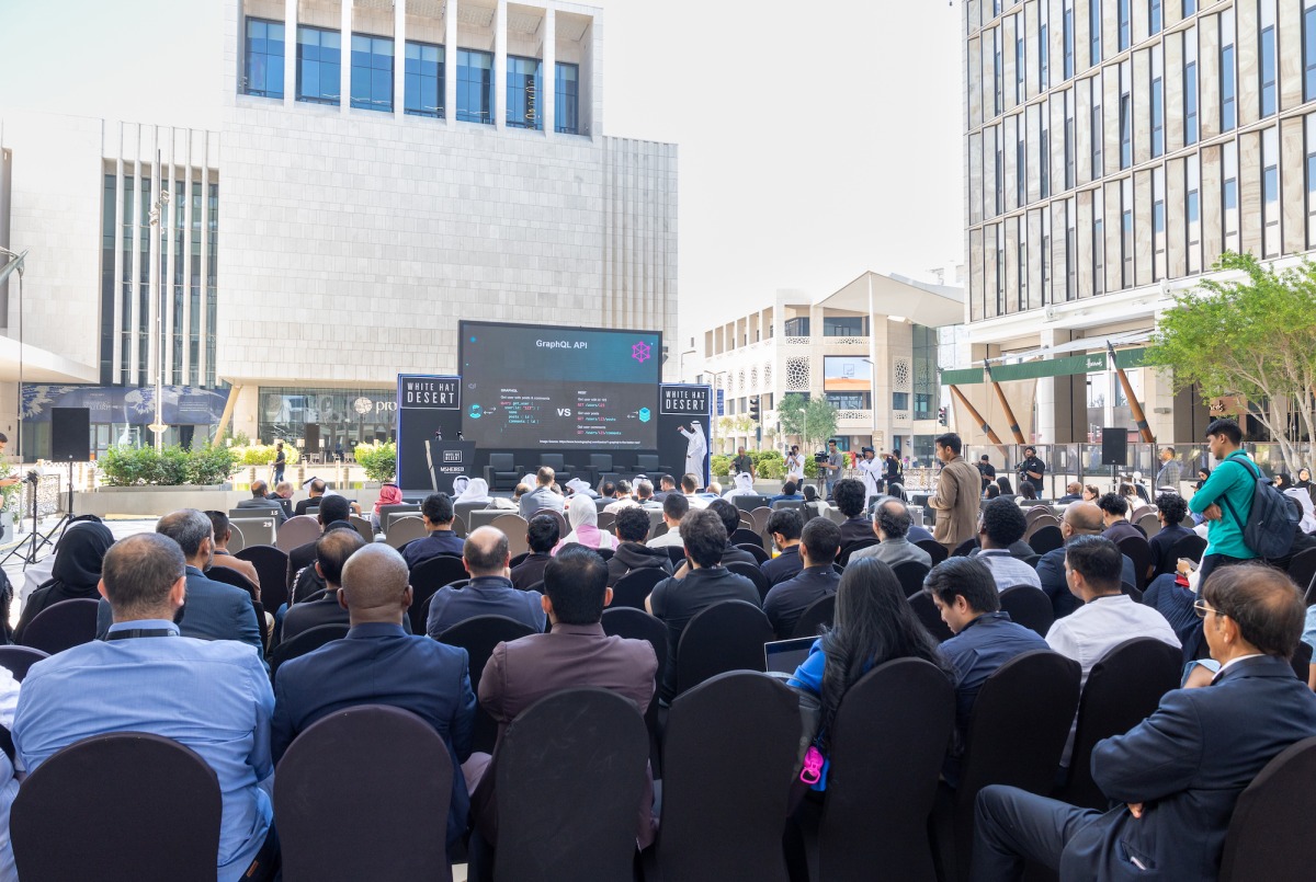 People attending the event held at Msheireb Downtown Doha.