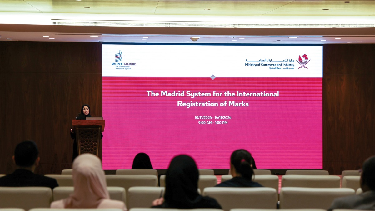 An official speaking during the high-impact training programme.