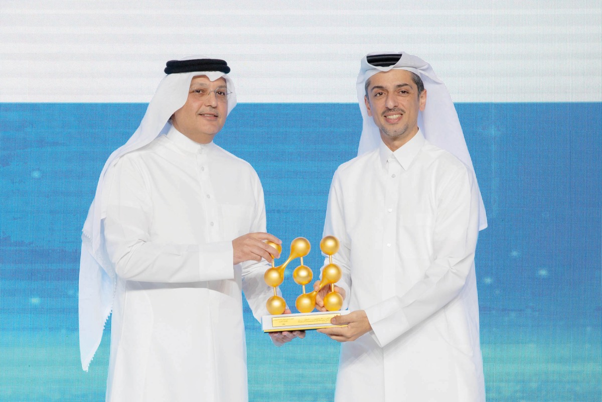 Minister of Communications and Information Technology H E Mohammed bin Ali bin Mohammed Al Mannai during the event.