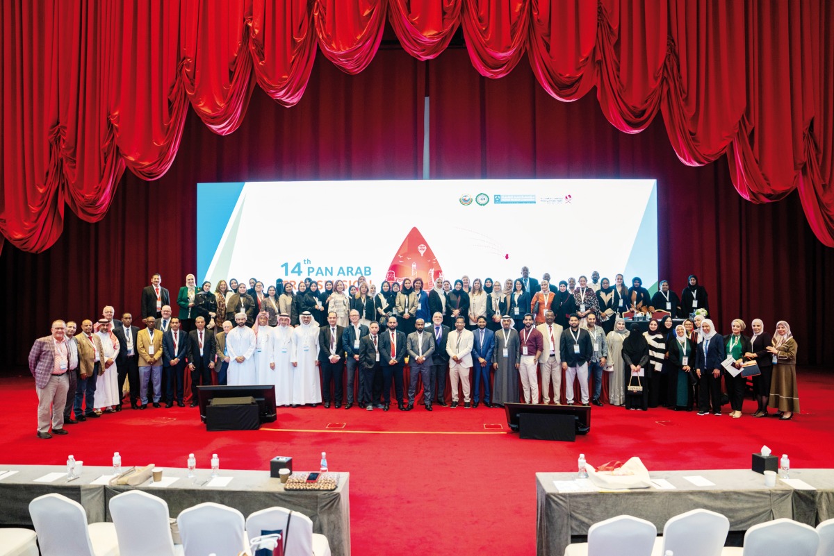 Participants at the 14th Pan-Arab Transfusion Medicine Conference held in Doha recently.
