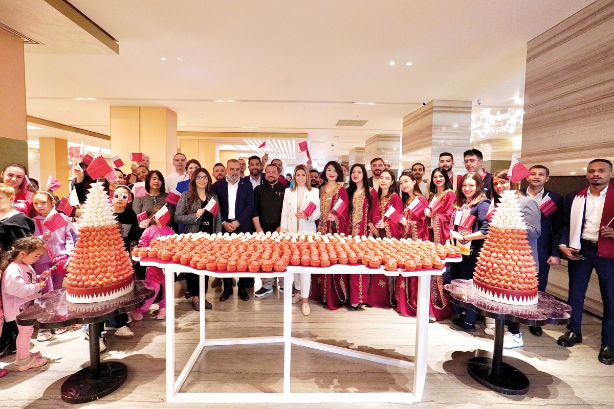 Rixos Gulf Hotel Doha staff and guests during the event.