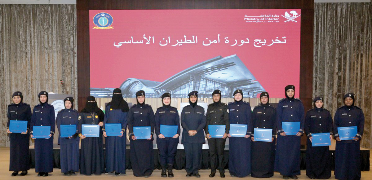 Participants with their certificates at the conclusion of the course. 
