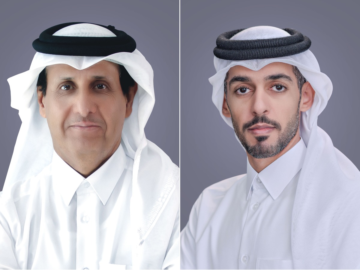 Sheikh Hamad bin Faisal Al-Thani (left) and Salem Al Mannai.