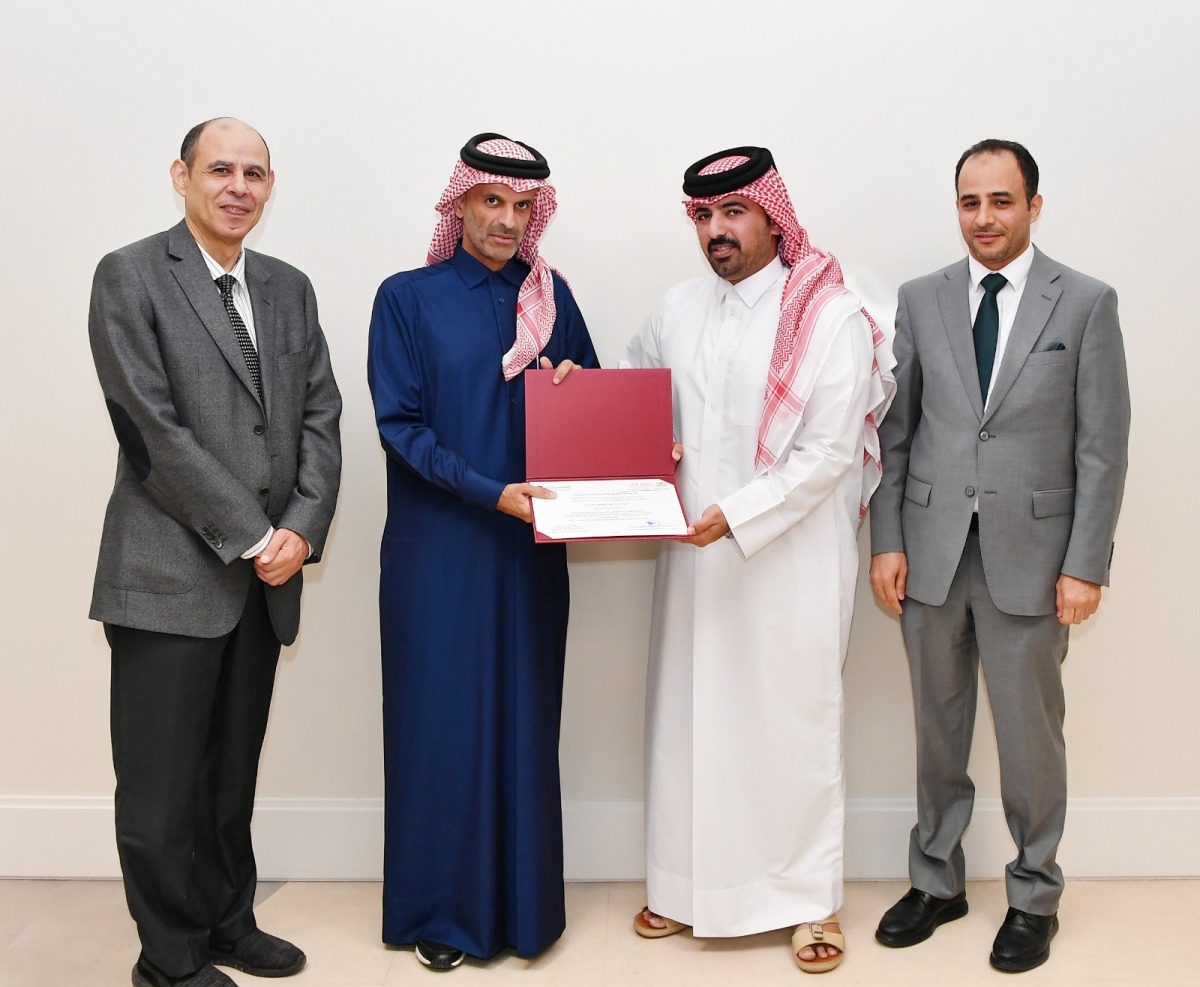 QICCA Board Member for International Relations, Sheikh Dr. Thani bin Ali Al Thani with other officials.