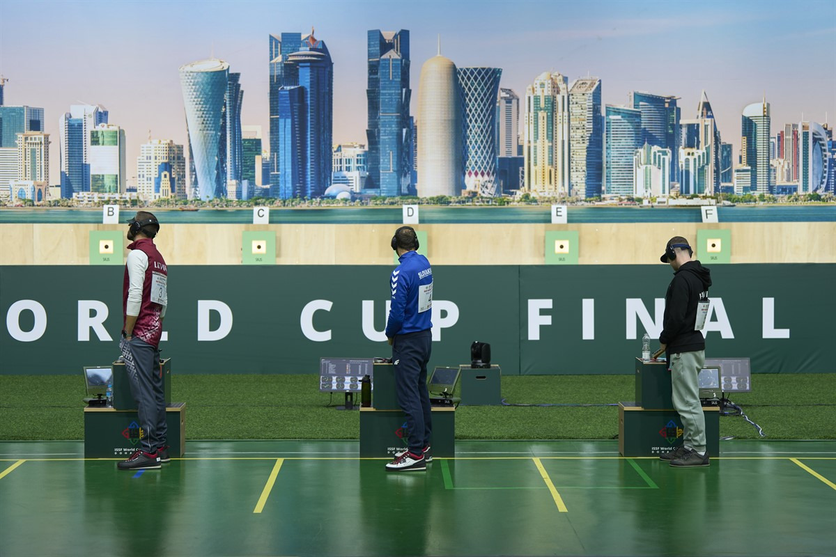 The 2026 ISSF World Shooting Championships and the 2025 ISSF World Cup Final will encompass rifle, pistol and shotgun events.