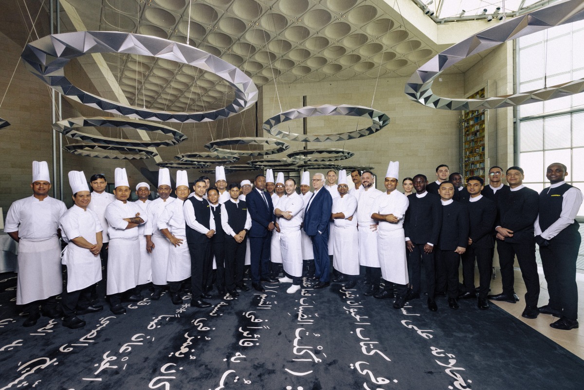 Alain Ducasse with the Team at IDAM.
