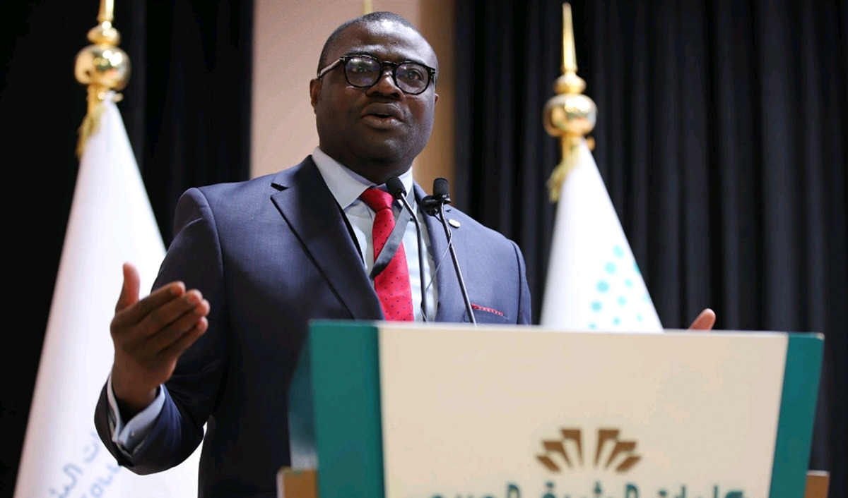 UNESCO Chairholder on Environmental Law and Sustainable Development, HBKU, Professor Damilola S. Olawuyi, SAN, addressing the conference.