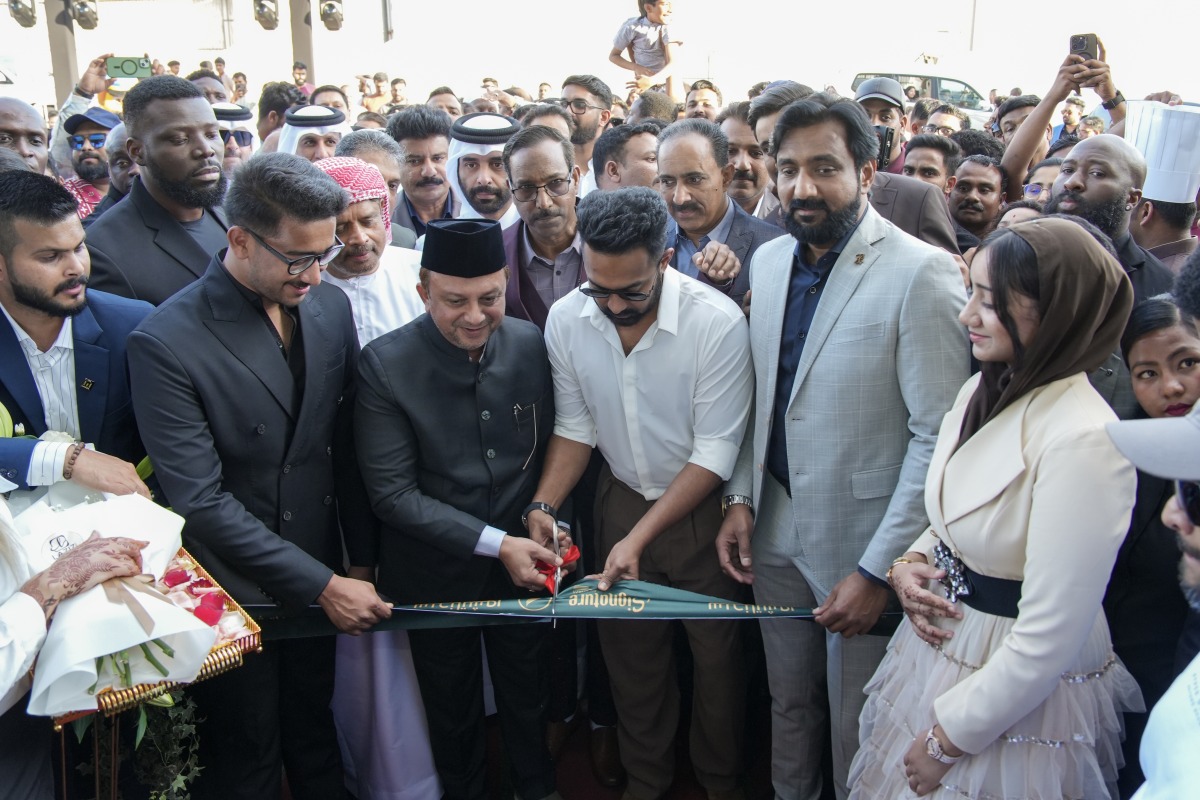 Officials and guests during the opening of Signature by MARZA.