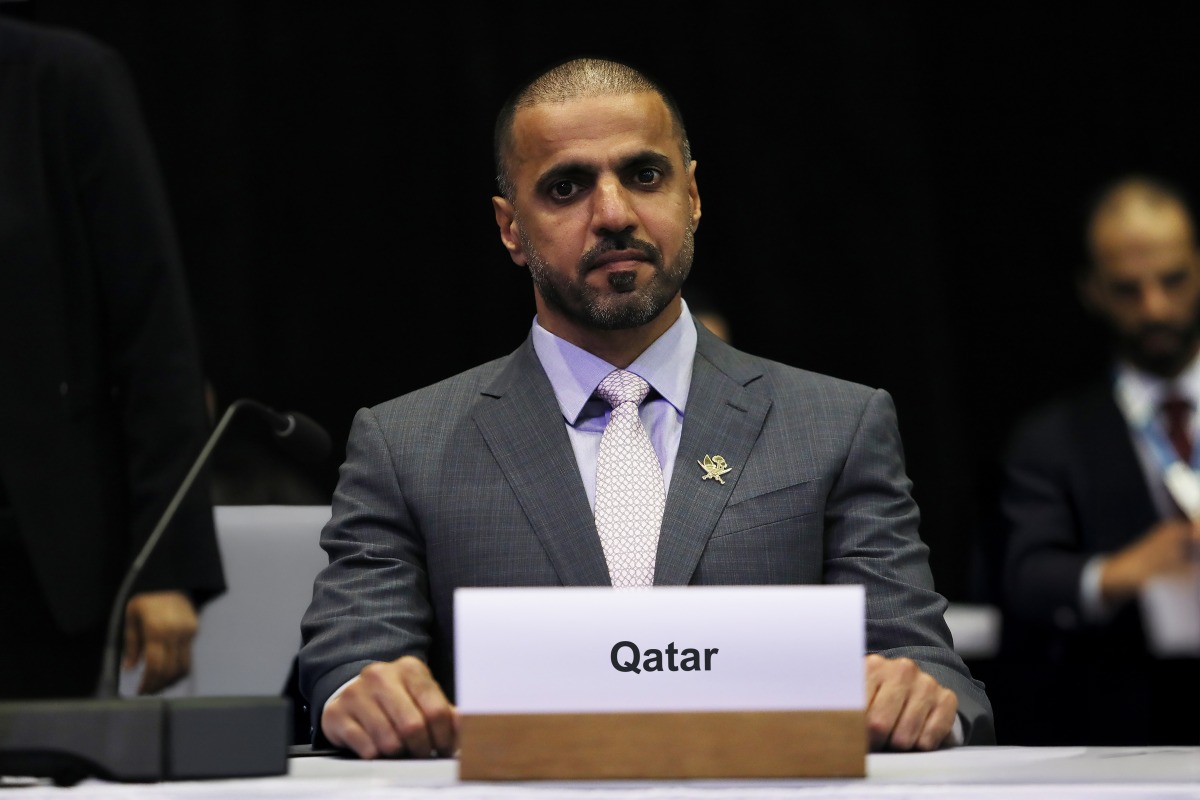 GTA President H E Khalifa bin Jassim Al Jaham Al Kuwari during the meeting. 