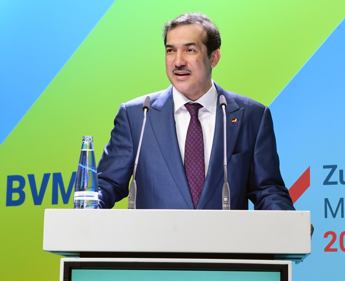 Minister of State for Foreign Trade Affairs at the Ministry of Commerce and Industry, H E Dr. Ahmed bin Mohammed Al Sayed during the forum in Berlin, Germany.