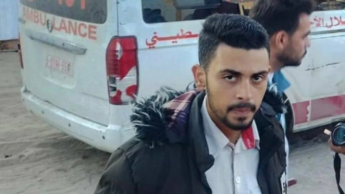 Photo of slain Gaza medic Rifaat Radwan taken from social media.