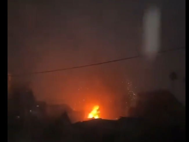 Screen grab of a video shared on social media. 