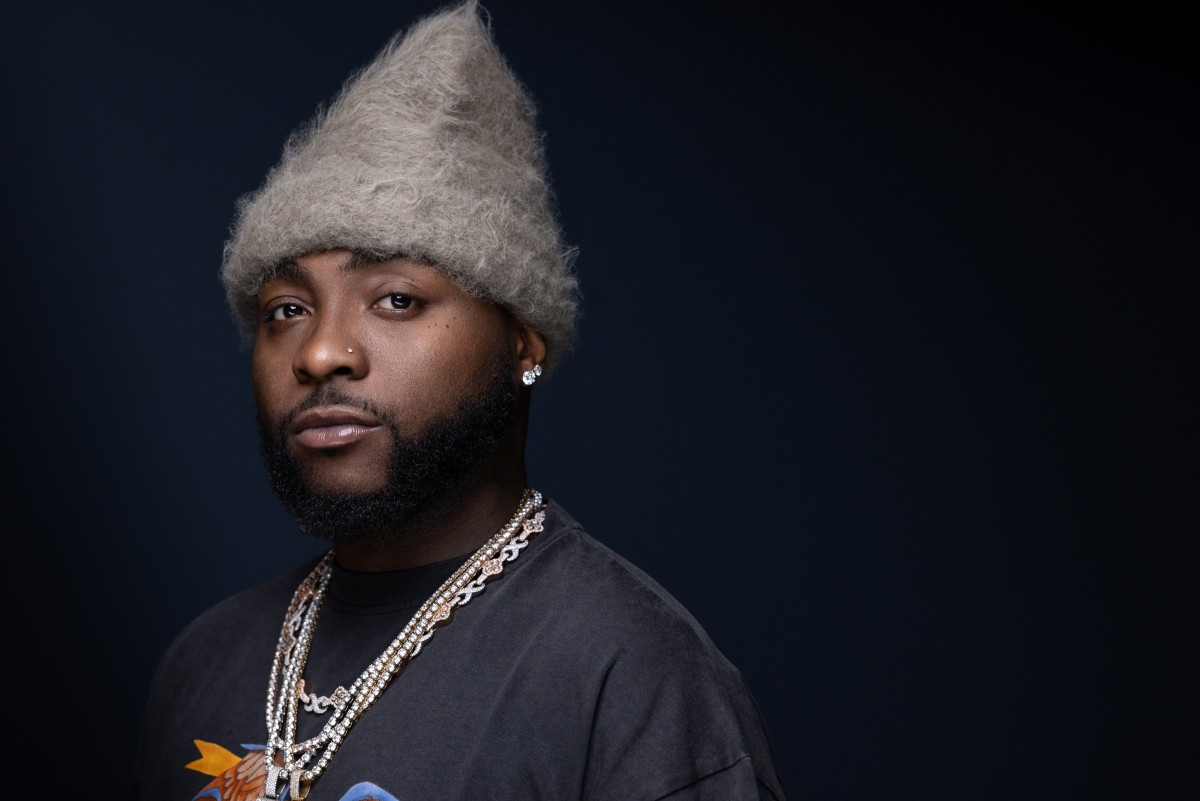 Nigerian-American singer, songwriter and record producer David Adedeji Adeleke Oon known professionally as Davido, poses during a photo session in Paris on April 14, 2025. (Photo by JOEL SAGET / AFP)

