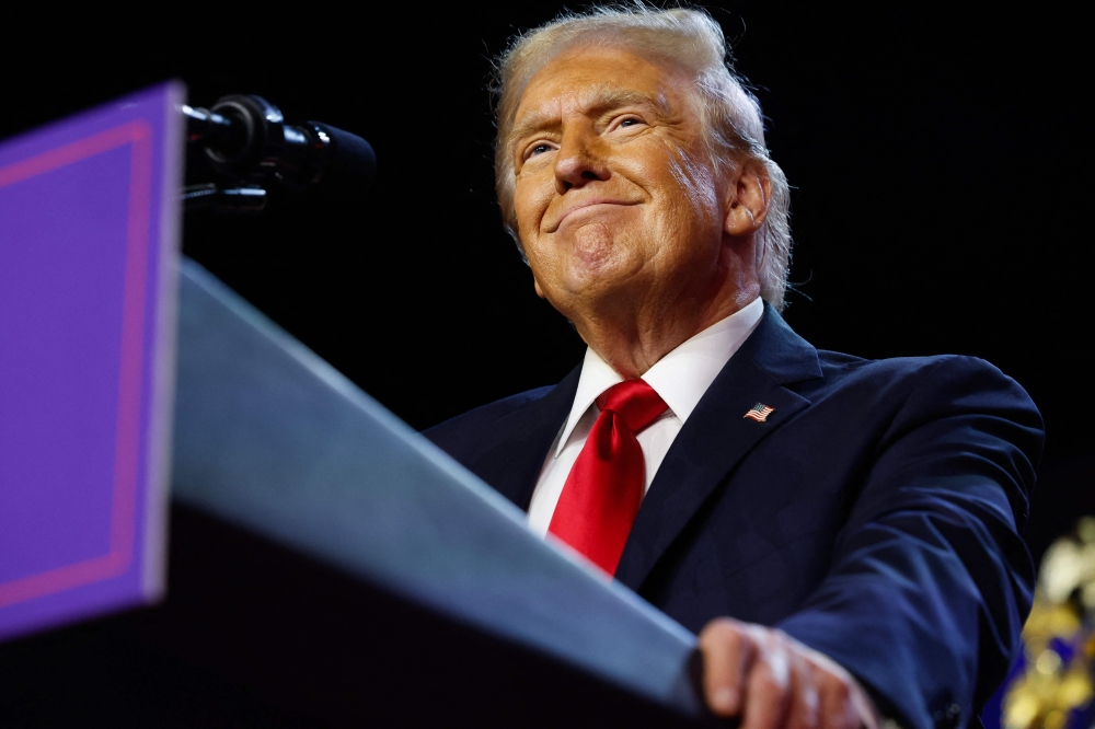 US President Donald Trump 