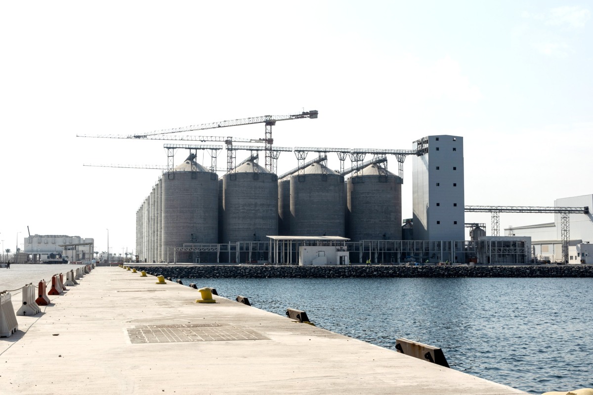 File photo of storage facilities at Hamad Port