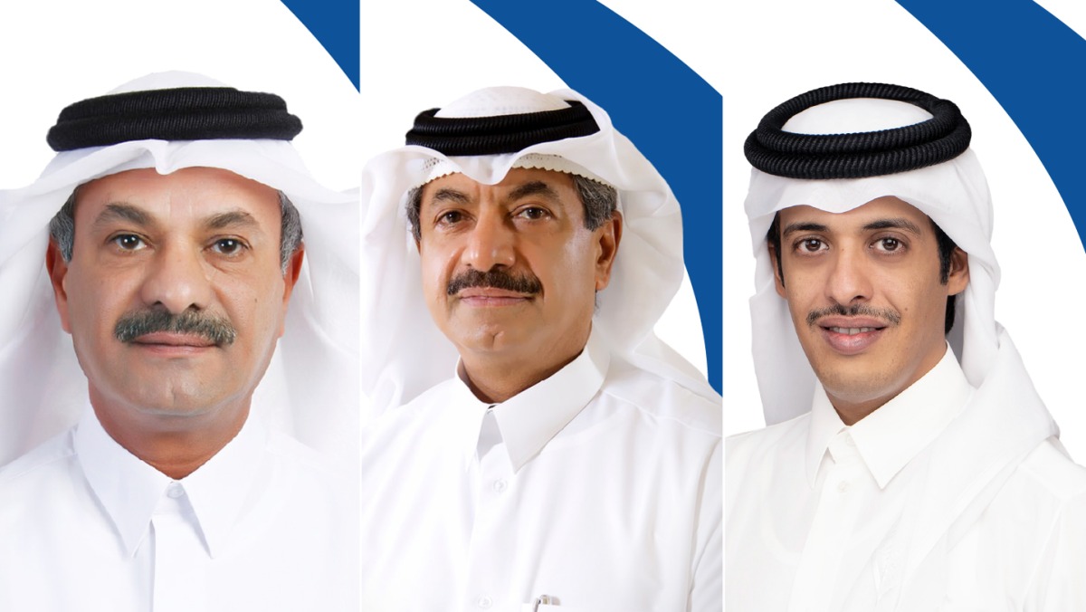 From left: Chairman of the Board of Directors of Doha Bank, Sheikh Fahad bin Mohammad bin Jabor Al Thani; Managing Director of Doha Bank, Sheikh Abdul Rahman bin Mohammad bin Jabor Al Thani; and Sheikh Abdulrahman bin Fahad bin Faisal Al Thani, Group CEO of Doha Bank 