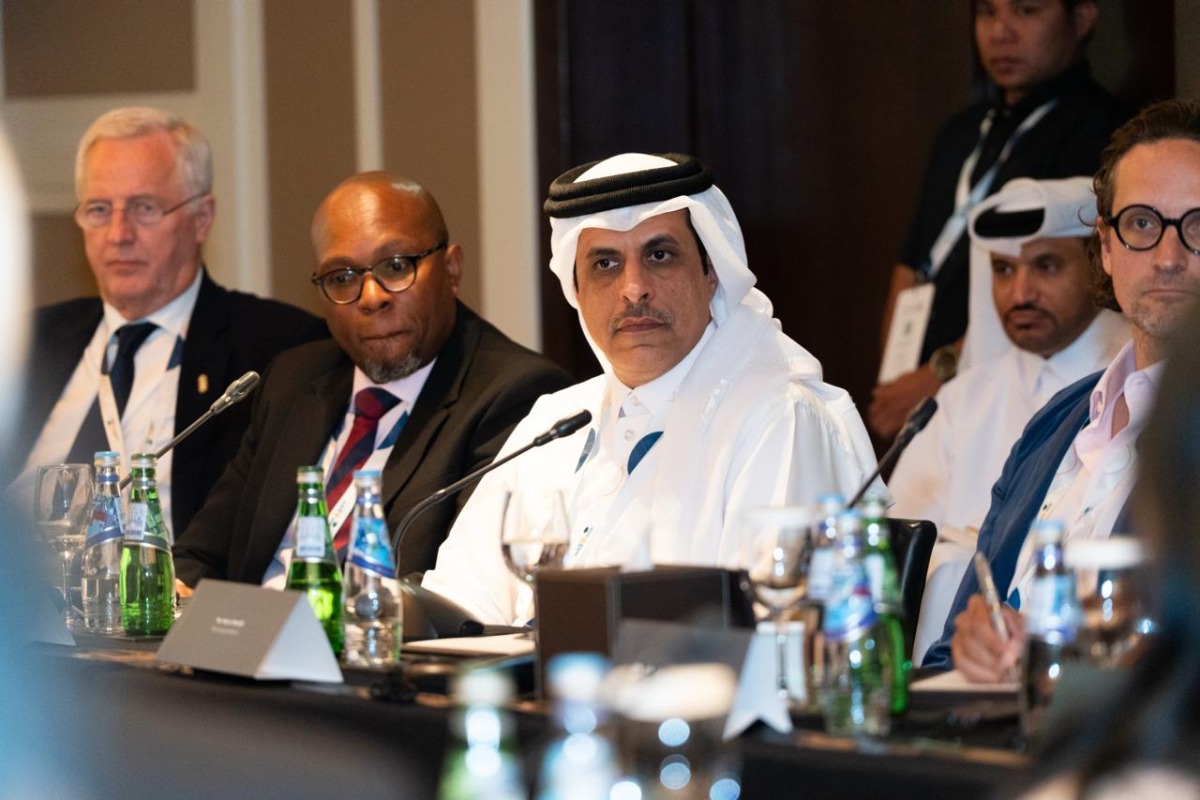 Eng. Ahmed Al-Sada, Assistant Undersecretary for Climate Change Affairs at MECC, participating in a session at Earthna Summit 2025.
