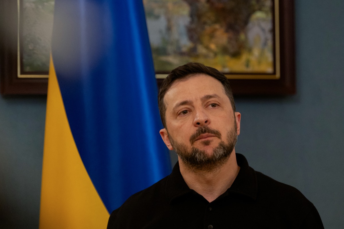File photo of Ukrainian President Volodymyr Zelensky.