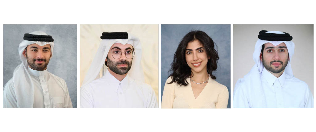 From left: Dr. Sulaiman Alshakhs, Dr. Mohammed Al-Abdulla, Dr. Diala Steitieh, and Dr. Ibrahim Al-Emadi.