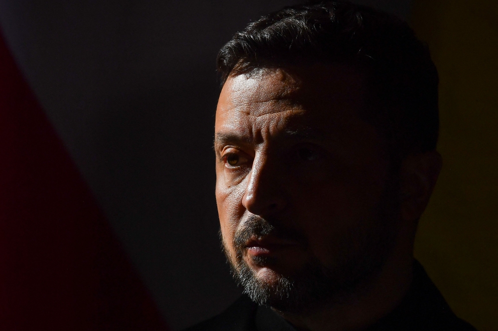 Ukrainian President Volodymyr Zelensky. (Photo by Michal Cizek / AFP)