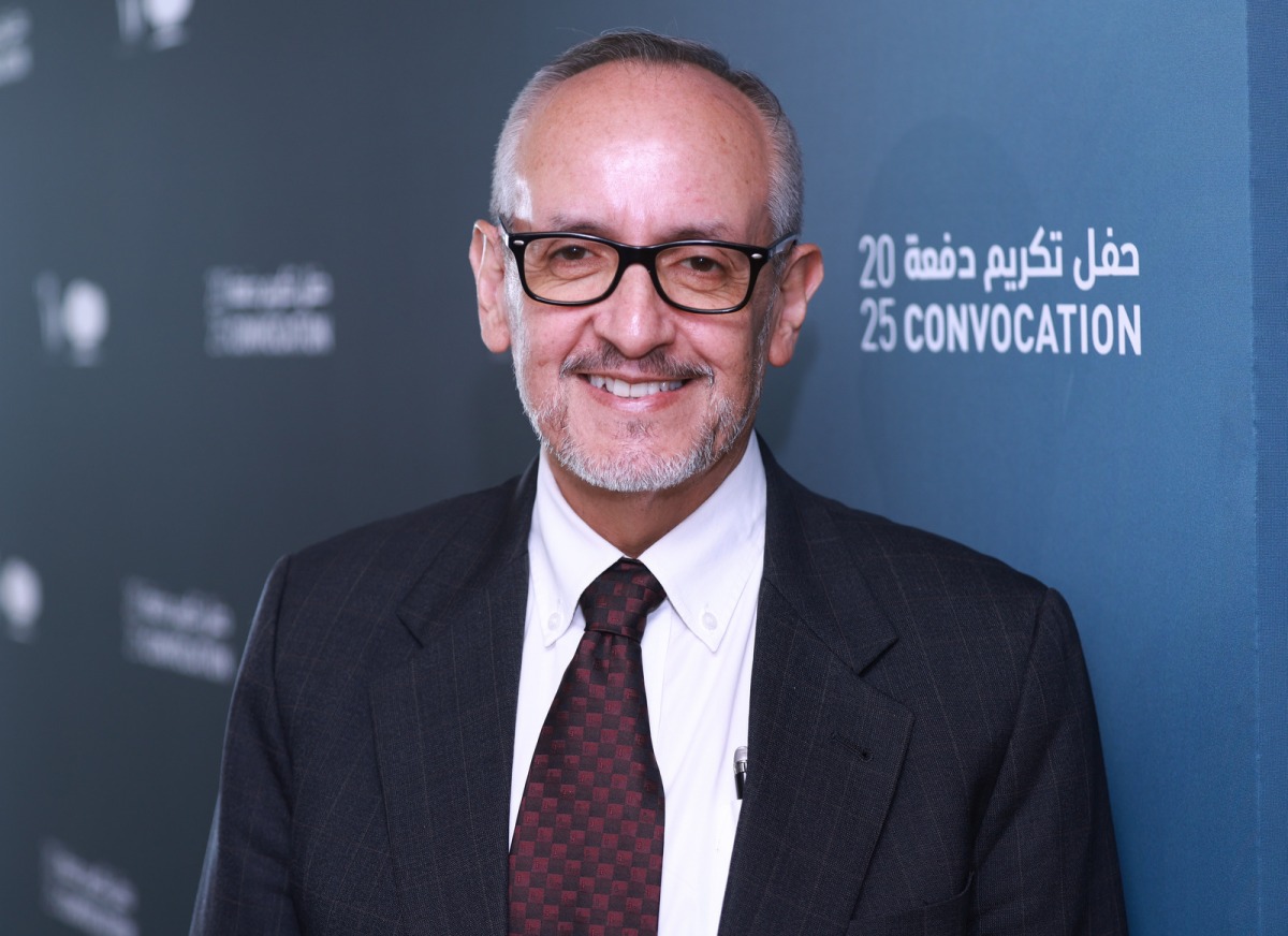President of Higher Education at Qatar Foundation, Francisco Marmolejo. Pic: Rajan Vadakkemuriyil / The Peninsula 