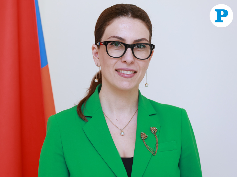 Lusine Gevorgyan, Chairperson of the Tourism Committee of Armenia, during an interview with The Peninsula in Doha. Pics: Rajan Vadakkemuriyil / The Peninsula



