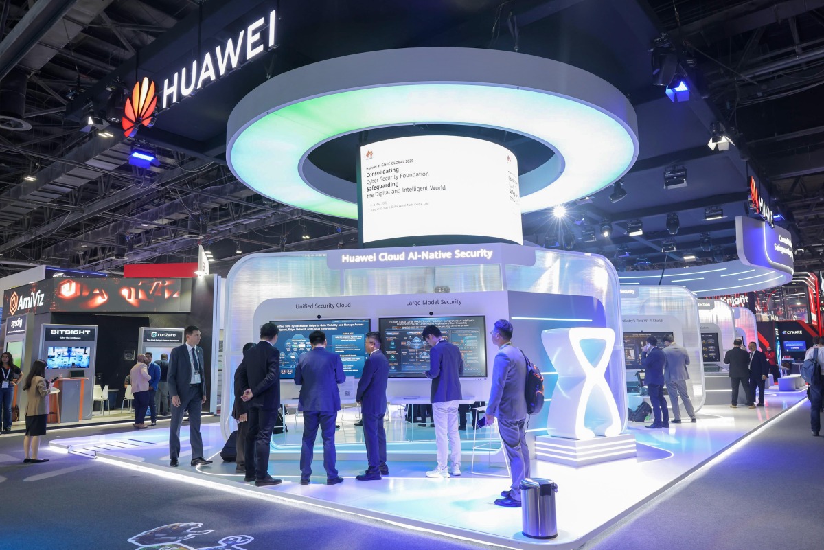 Huawei Cloud showcases comprehensive AI-native security solutions at GISEC Global 2025.
