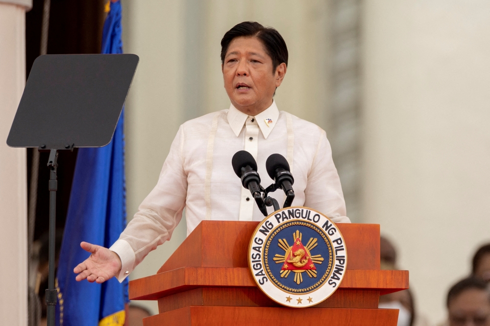 File photo of Philippine President Ferdinand Marcos

