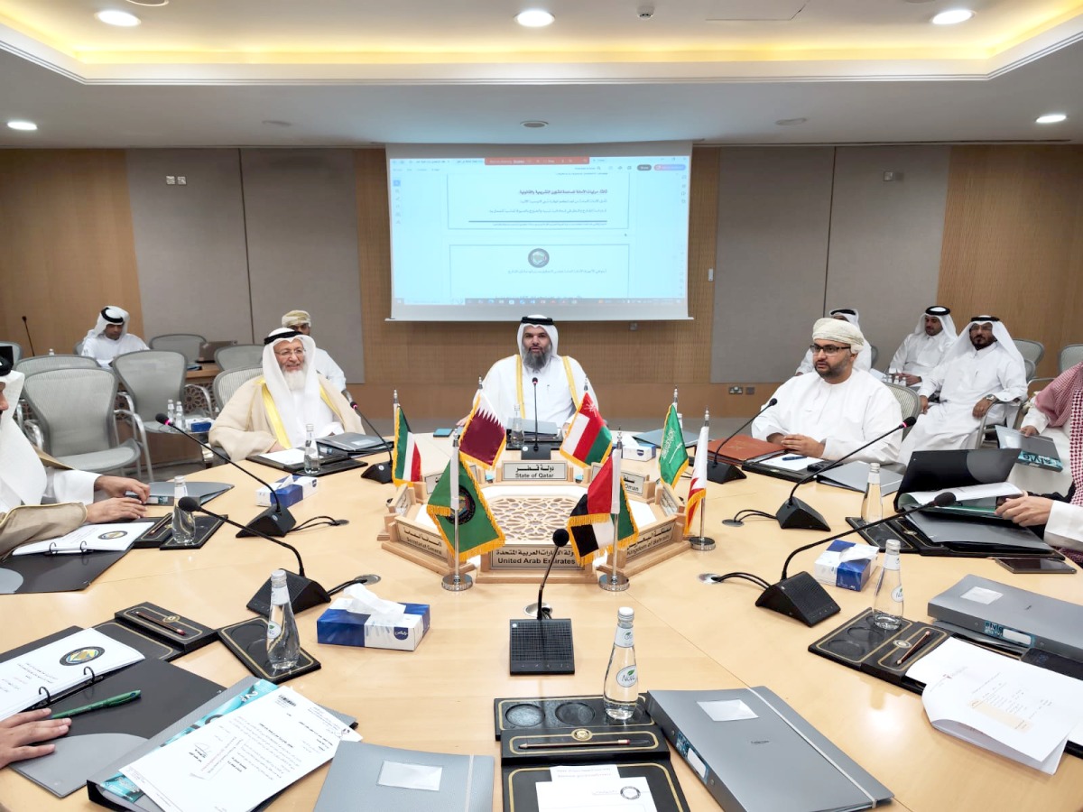Undersecretary of the Ministry of Awqaf and Islamic Affairs H E Dr. Sheikh Khalid bin Mohammed bin Ghanem Al Thani with other officials during the event.