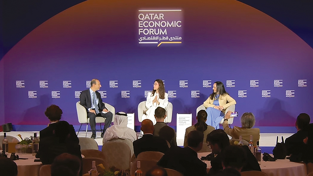 Experts exchanging ideas during the panel session at QEF 2025, yesterday.