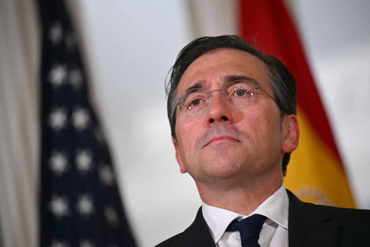 Photo used for representational purposes. Spanish Foreign Minister Jose Manuel Albares in the Treaty Room of the State Department in Washington, DC, on May 22, 2025. Photo by Drew ANGERER / AFP.