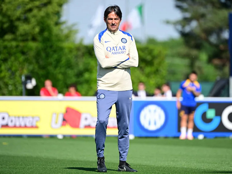 Inter's manager Simone Inzaghi