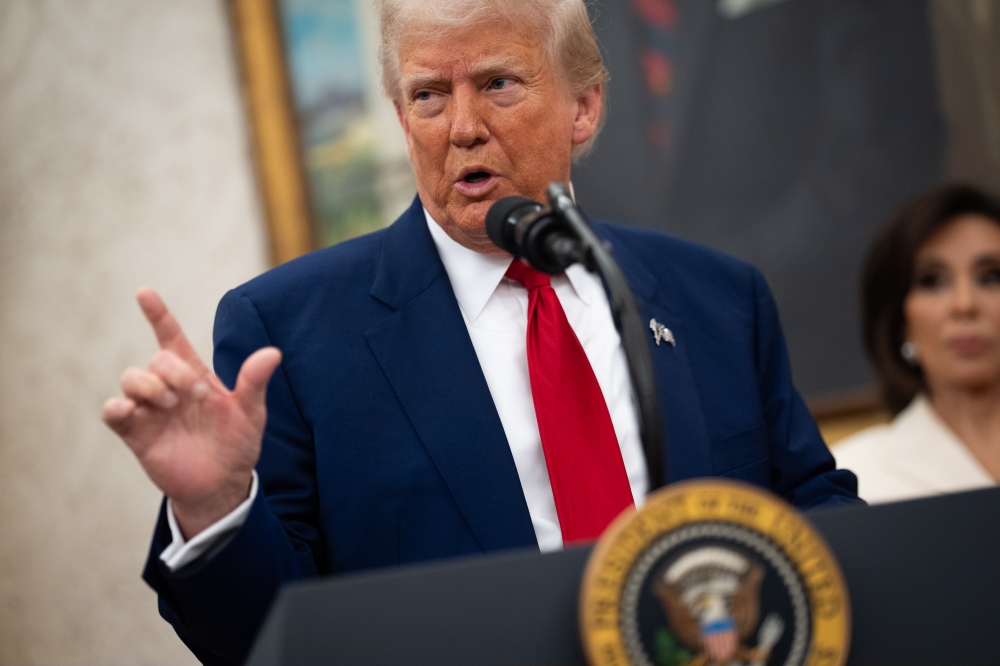 US President Donald Trump at the White House on Wednesday. (Photo by Sarah L. Voisin/The Washington Post)