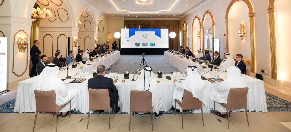 Industry leaders and experts during the Al-Attiyah Foundation’s second CEO Roundtable, recently.