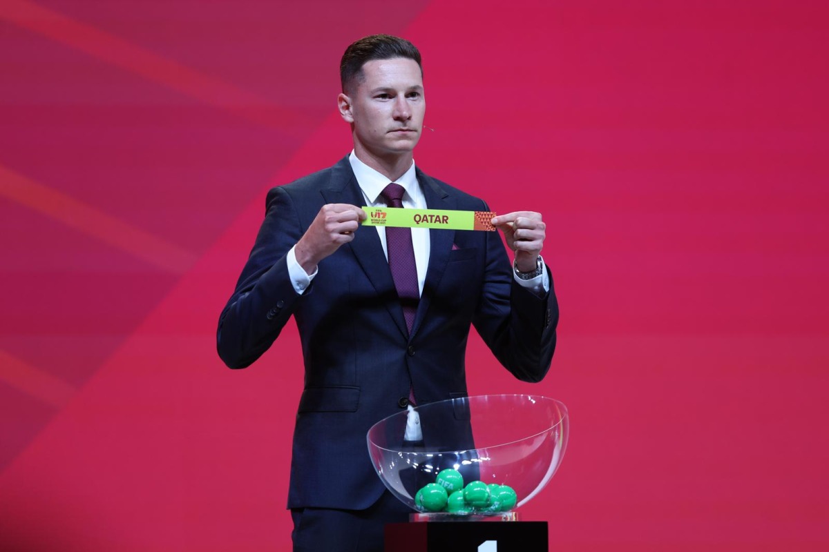 Hosts Qatar have been drawn into group A alongside Italy, South Africa and Bolivia. 