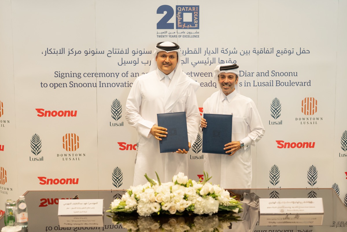 Officials at the signing ceremony.