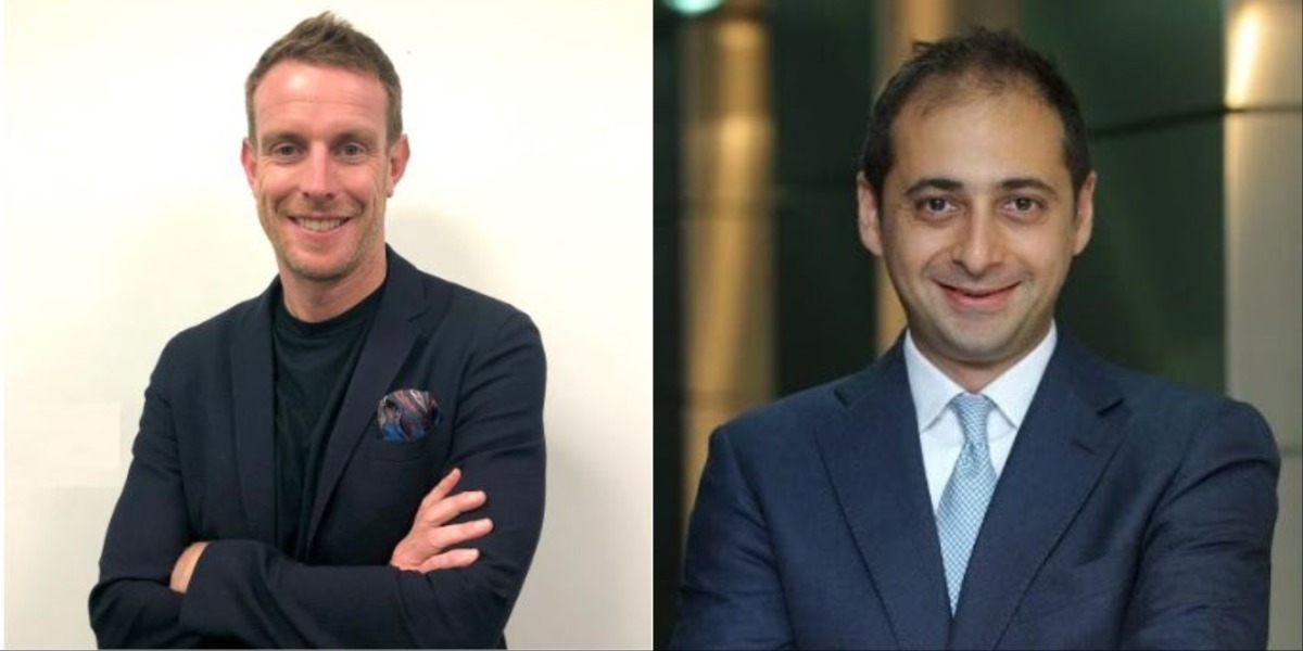 Stephen Anderson (left) and Dr. Yahya Anouti