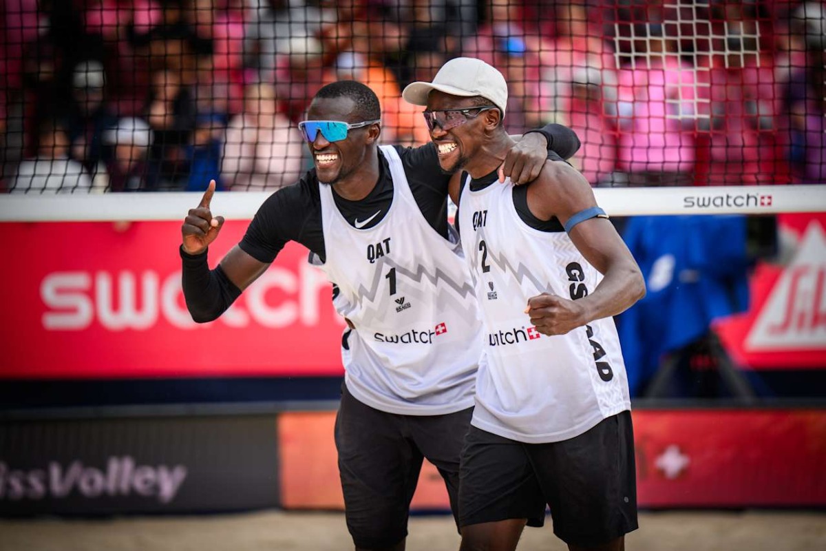 Cherif Younousse (left) and Ahmed Tijan. 