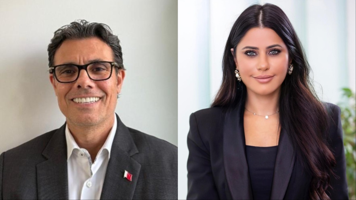 Ahmad El Dandachi (left) and Lana Khalaf