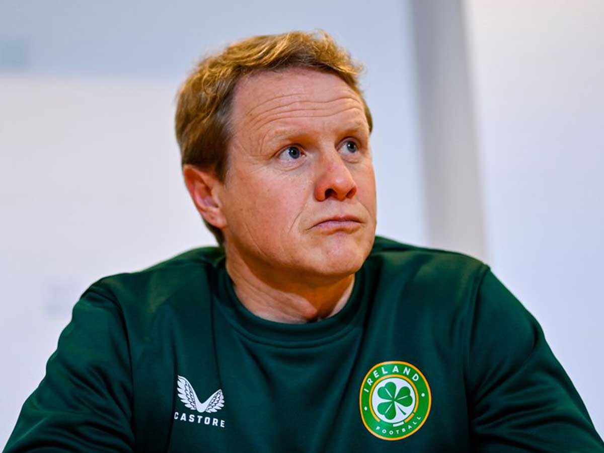 Ireland U-17 coach Colin O’Brien