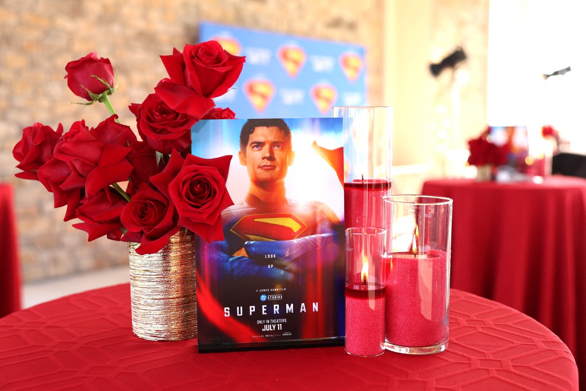 Atmosphere at the Atlanta Superman Special Screening on July 02, 2025 in Atlanta, Georgia. Carol Lee Rose/Getty Images for Warner Bros. And DC Studios/AFP (Photo by Carol Lee Rose / GETTY IMAGES NORTH AMERICA / Getty Images via AFP)