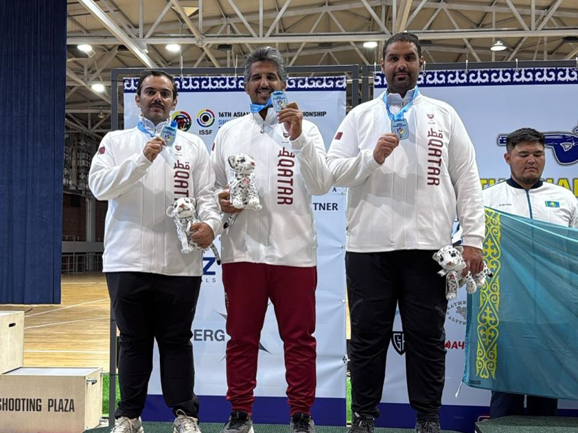 The trio of Mohammed Al Rumaihi, Saeed Abu Shareb and Rashid Al Athba delivered a strong performance, hitting 266 targets across four rounds to secure second place in the event.