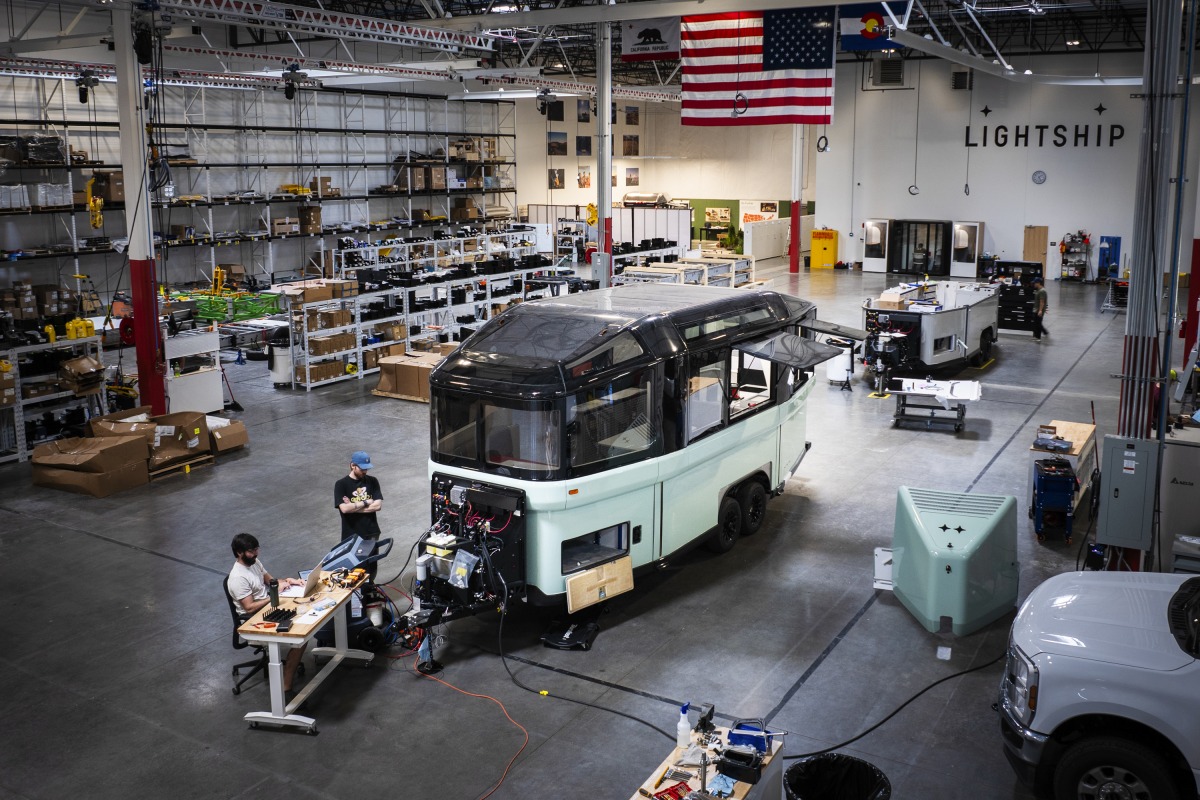 The Lightship production facility in Broomfield, Colorado. Photo credt: Chet Strange/Bloomberg
