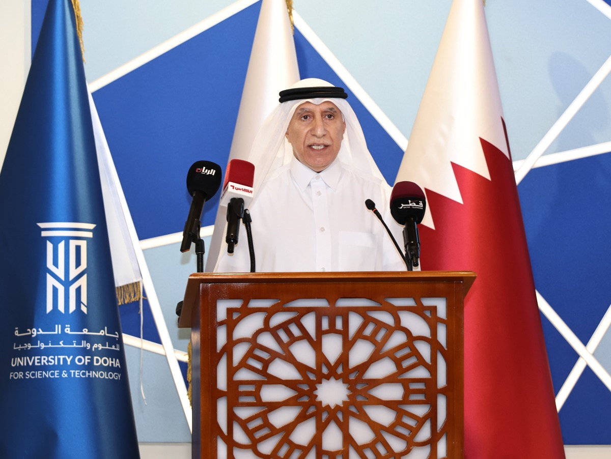 President of UDST Dr. Salem Al-Naemi. Pictures: Salim Matramkot/The Peninsula 