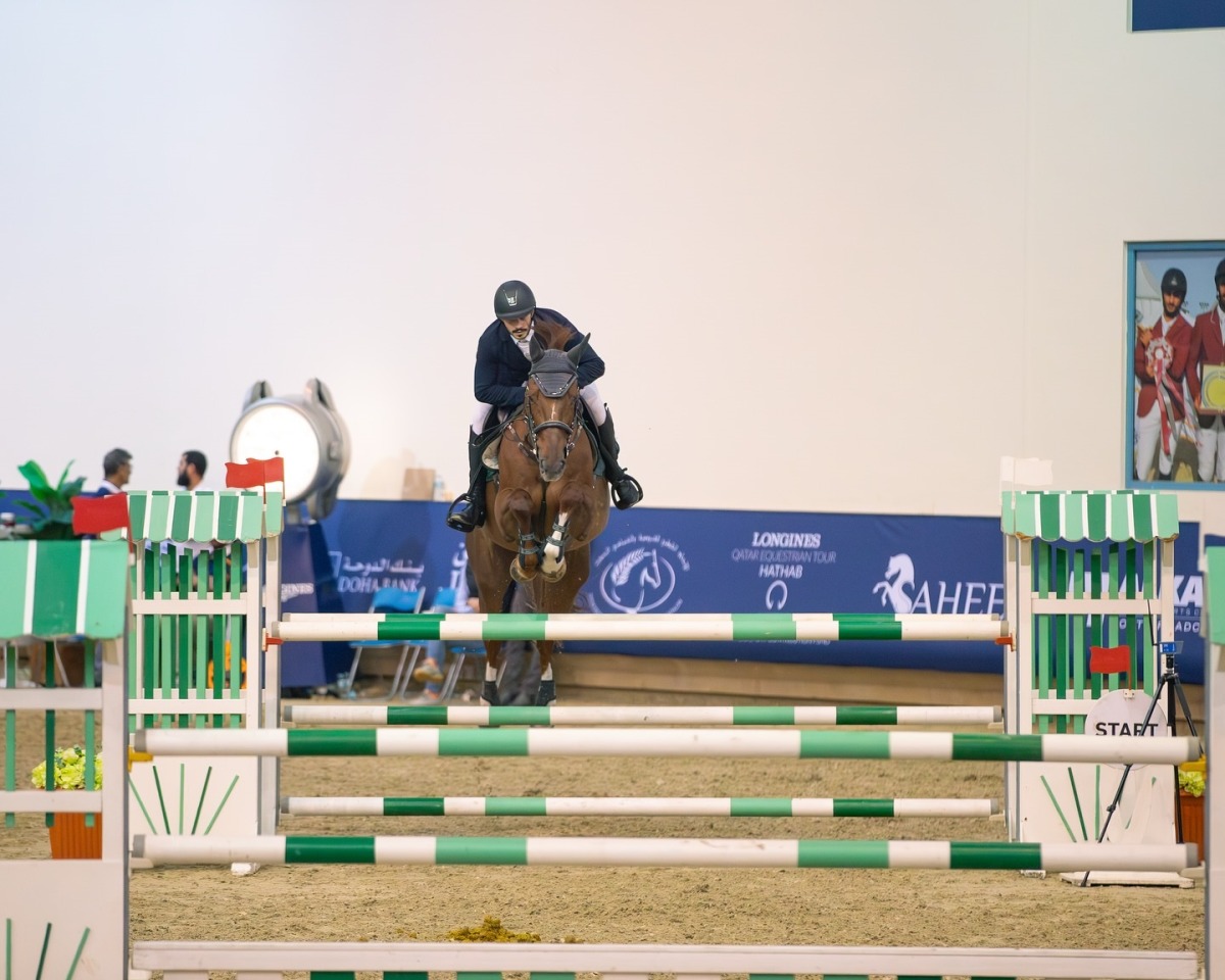 Hamad Nasser Al Qadi dominated the individual Bronze Tour, securing first and third place on Natalie and Deep Water.