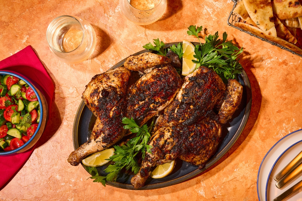 Grilled Chicken With Sumac and Black Lime. Lauren Bulbin/The Washington Post