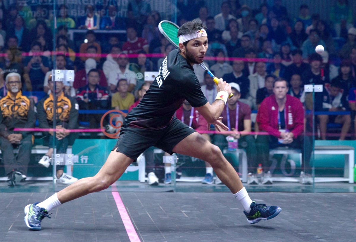 Abdulla Al Tamimi, Qatar’s most decorated player, will meet compatriot Ali Al Darwish in his opening clash today.