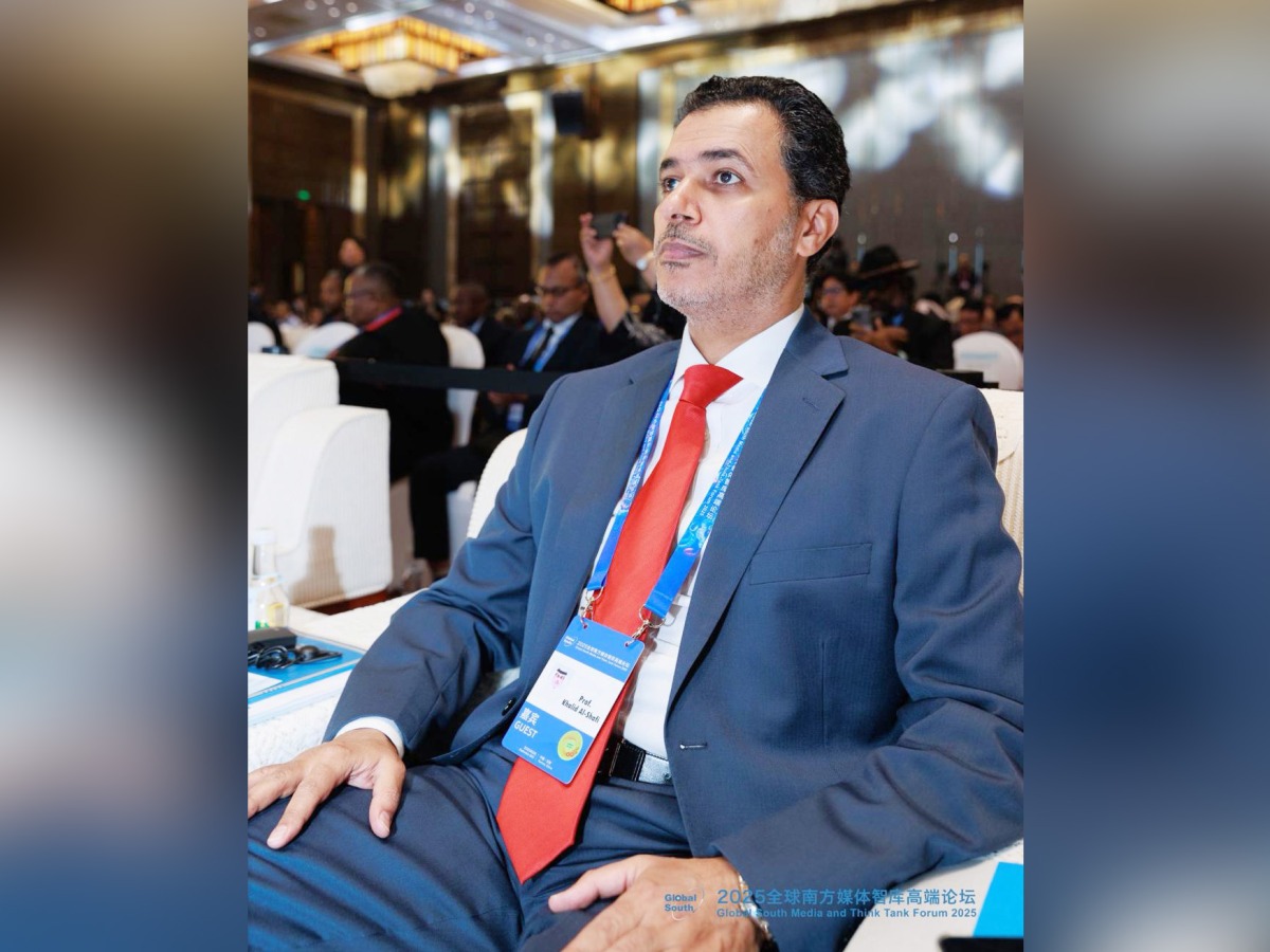 Editor-in-Chief of The Peninsula Dr. Khalid bin Mubarak Al-Shafi attending the Global South Media and Think Tank Forum 2025 in southwest China’s Yunnan Province.
